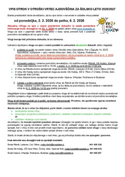 Vpis v vrtec-vabilo 26-27