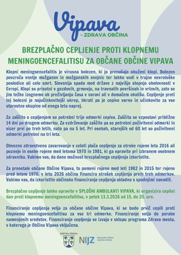 Cepljenje KME - objava